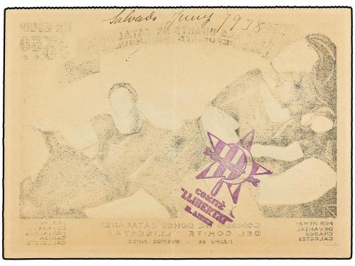 ¿ ESPAÑA GUERRA CIVIL. ARGENTINA. Cupón de 3,50 pesos. Ajut