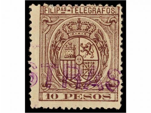 * FILIPINAS. Ed. T-48/58M. TELÉGRAFOS. Serie completa, habil