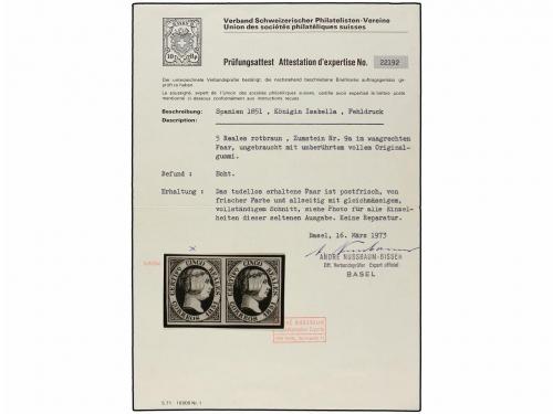 * ESPAÑA. Ed. 9ec. 5 reales chocolate ERROR DE COLOR. Ejempl