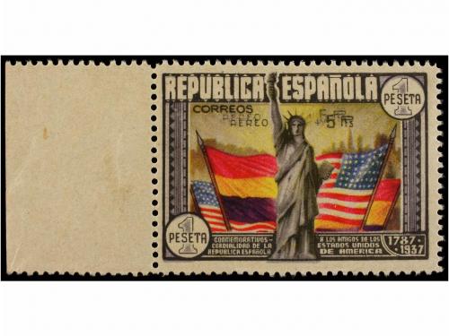 ** ESPAÑA. Ed. 765hh. Aéreo + 5 pts. multicolor. Habilitació