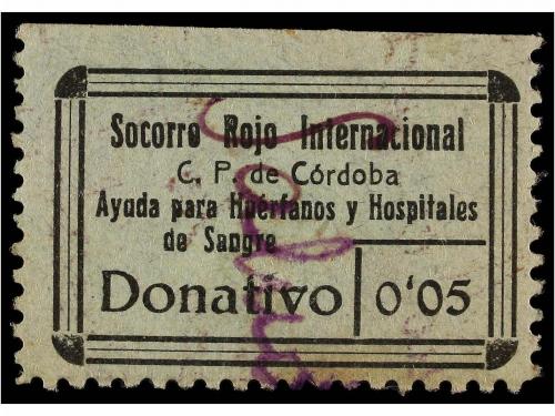 ESPAÑA GUERRA CIVIL. CÓRDOBA. S.R.I. 5 cts. y 10 cts. (Allep