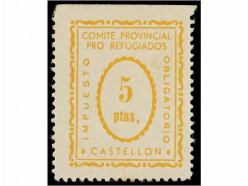 ESPAÑA GUERRA CIVIL. CASTELLÓN. PRO REFUGIADOS. Conjunto de 