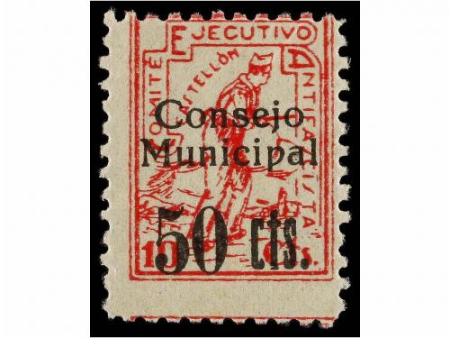 ESPAÑA GUERRA CIVIL. CASTELLÓN. CONSEJO MUNICIPAL. 3 viñetas