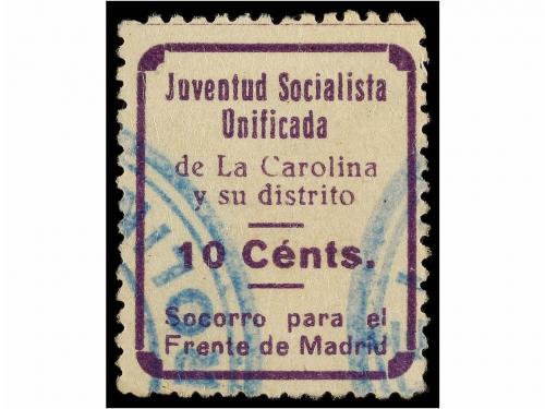ESPAÑA GUERRA CIVIL. LA CAROLINA. SOCORRO PARA EL FRENTE DE 