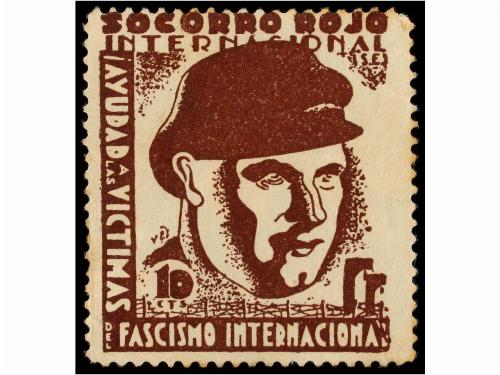 ESPAÑA GUERRA CIVIL. S.R.I. AYUDAD A LAS VÍCTIMAS DEL FASCIS