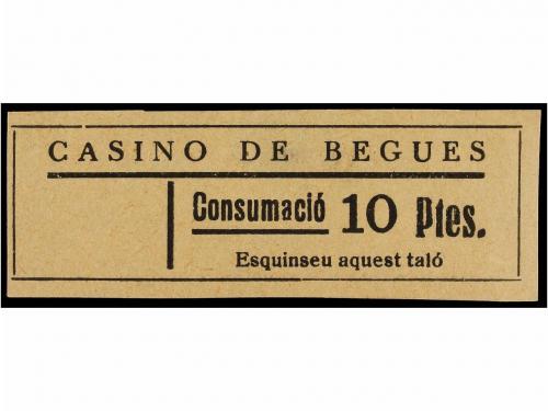 ESPAÑA GUERRA CIVIL. BEGUES. CASINO. Serie completa más los 