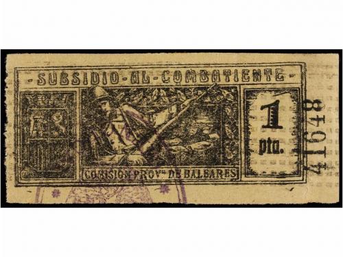 ESPAÑA GUERRA CIVIL. BALEARES. SUBSIDIO AL COMBATIENTE. Conj
