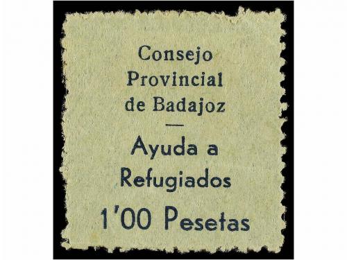 ESPAÑA GUERRA CIVIL. BADAJOZ. AYUDA A REFUGIADOS. Conjunto d
