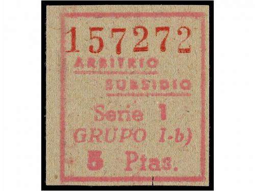 ESPAÑA GUERRA CIVIL. BARCELONA. ARBITRIO SUBSIDIO. Serie com