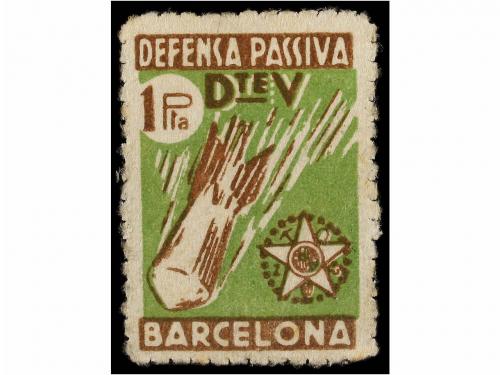 ESPAÑA GUERRA CIVIL. BARCELONA. DEFENSA PASSIVA. Serie compl