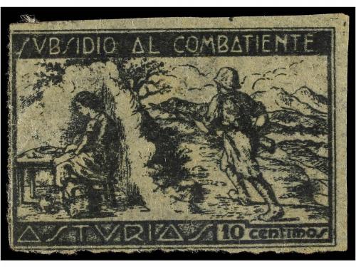 ESPAÑA GUERRA CIVIL. ASTURIAS. SUBSIDIO AL COMBATIENTE. Conj