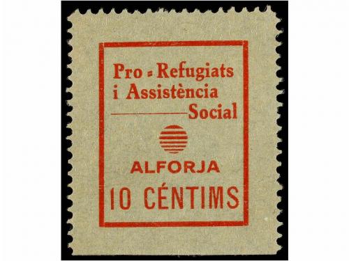 ESPAÑA GUERRA CIVIL. ALFORJA. PRO REFUGIATS. Serie completa.