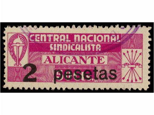 ESPAÑA GUERRA CIVIL. ALICANTE. CENTRAL NACIONAL SINDICALISTA