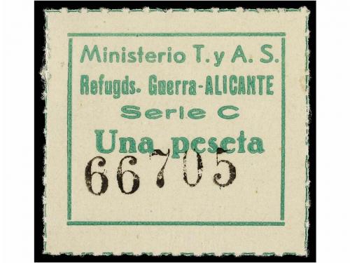 ESPAÑA GUERRA CIVIL. ALICANTE. REFUGIADOS DE GUERRA. Serie c
