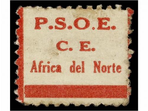 ESPAÑA GUERRA CIVIL. ÁFRICA. P.S.O.E/CE/AFRICA DEL NORTE. 2 