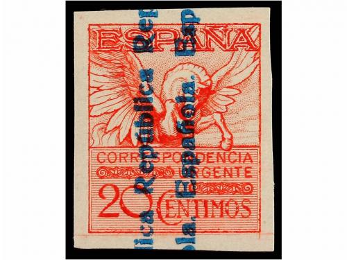* ESPAÑA. Ed. 601/03s. 50 cts., 1 pta. y 20 cts. Urgente SIN