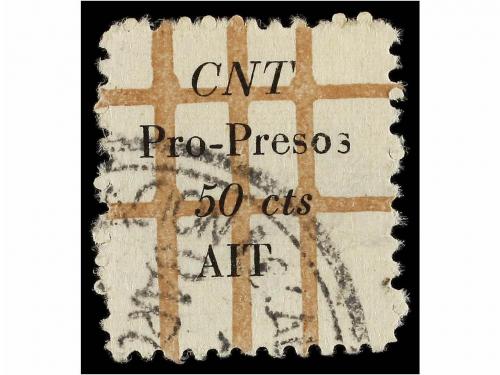 ESPAÑA GUERRA CIVIL. CNT-AIT. COMITÉ PRO-PRESOS. 50 cts. dos