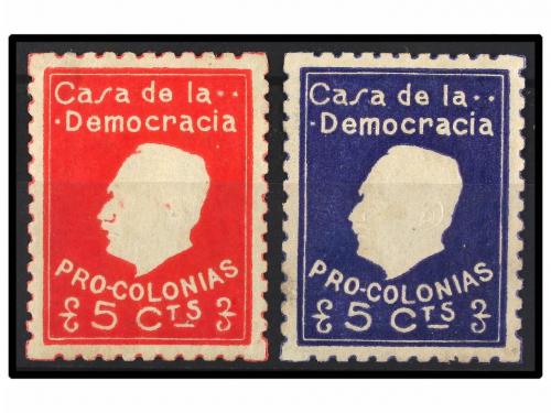 ESPAÑA GUERRA CIVIL. CASA DE LA DEMOCRACIA. PRO COLONIAS. 5