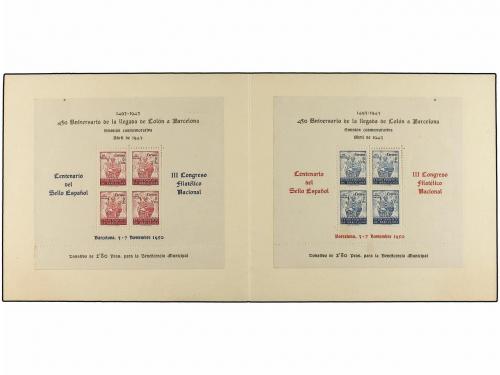 (*) ESPAÑA: AYUNTAMIENTO DE BARCELONA. Ed. NE 33/34. CARNET 