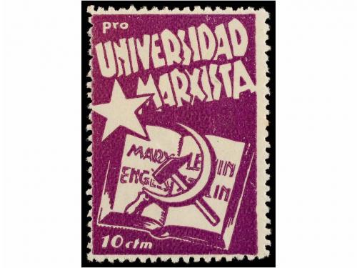 ESPAÑA GUERRA CIVIL. PRO UNIVERSIDAD MARXISTA. Serie complet