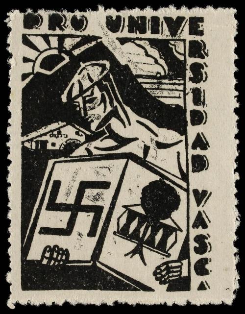 ESPAÑA GUERRA CIVIL. EUZKADI. PRO UNIVERSIDAD VASCA. SERIE C