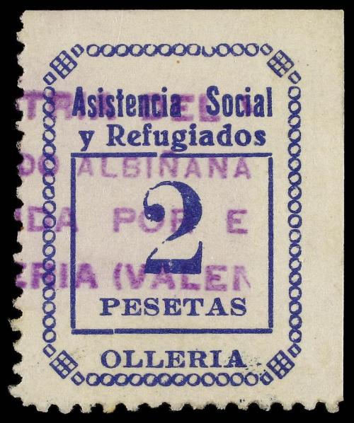 ESPAÑA. OLLERIA. ASISTENCIA SOCIAL Y REFUGIADOS. Conjunto de
