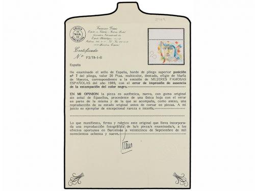 ** ESPAÑA. Ed. 2989. MARÍA DE MAEZTU. 20 pts. multicolor. FA