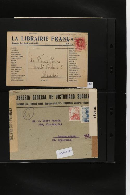 ° ✉ ESPAÑA. PERFORADOS (PERFINS). Colección de 1880 a 1980. 