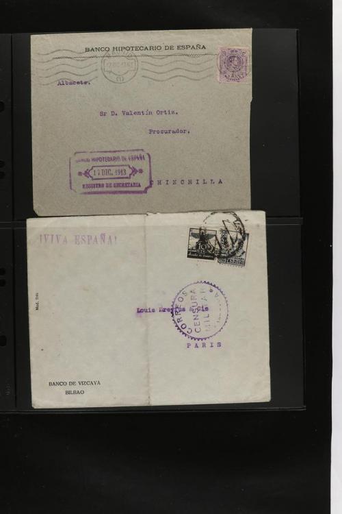 ° ✉ ESPAÑA. PERFORADOS (PERFINS). Colección de 1880 a 1980. 