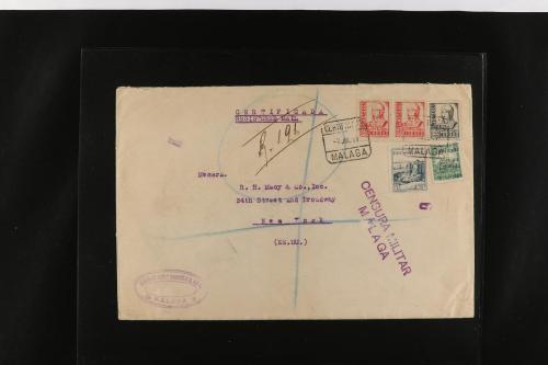 ° ✉ ESPAÑA. PERFORADOS (PERFINS). Colección de 1880 a 1980. 