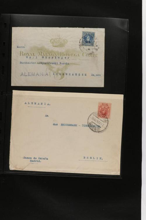 ° ✉ ESPAÑA. PERFORADOS (PERFINS). Colección de 1880 a 1980. 