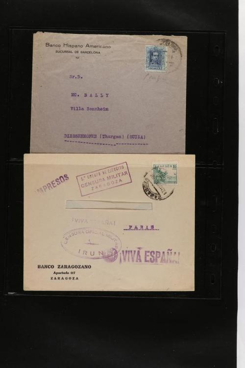 ° ✉ ESPAÑA. PERFORADOS (PERFINS). Colección de 1880 a 1980. 