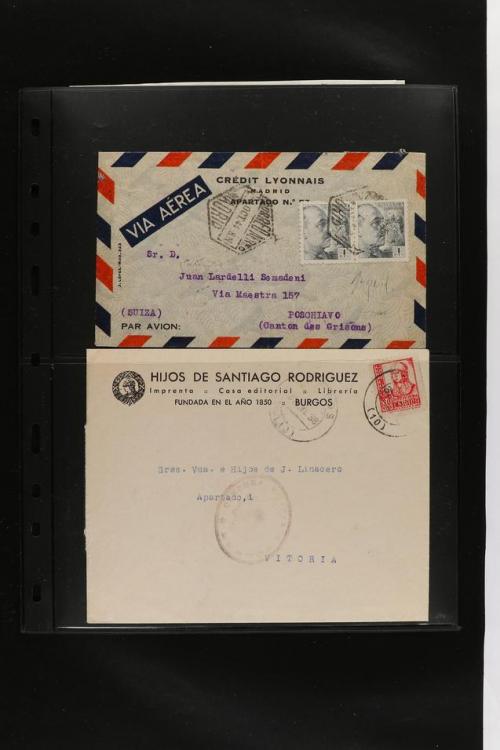 ° ✉ ESPAÑA. PERFORADOS (PERFINS). Colección de 1880 a 1980. 