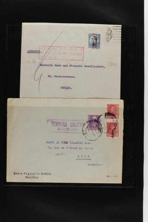 ° ✉ ESPAÑA. PERFORADOS (PERFINS). Colección de 1880 a 1980. 