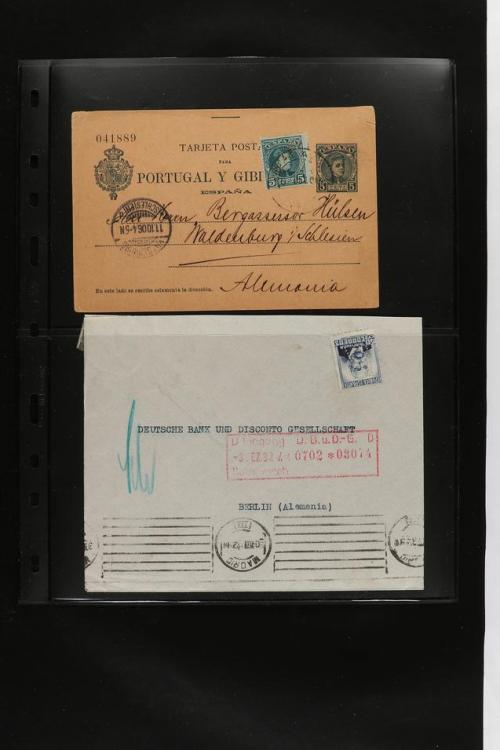 ° ✉ ESPAÑA. PERFORADOS (PERFINS). Colección de 1880 a 1980. 