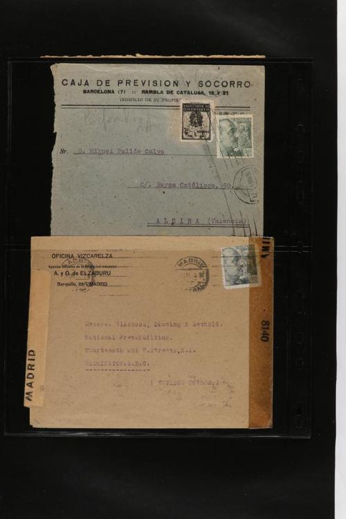 ° ✉ ESPAÑA. PERFORADOS (PERFINS). Colección de 1880 a 1980. 