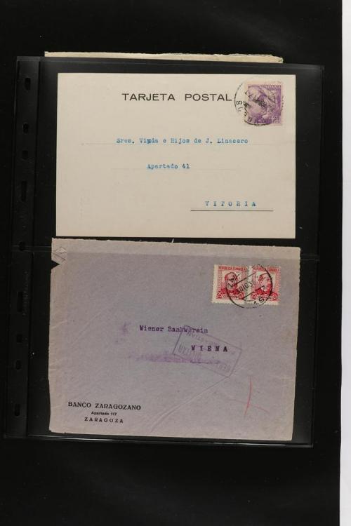 ° ✉ ESPAÑA. PERFORADOS (PERFINS). Colección de 1880 a 1980. 