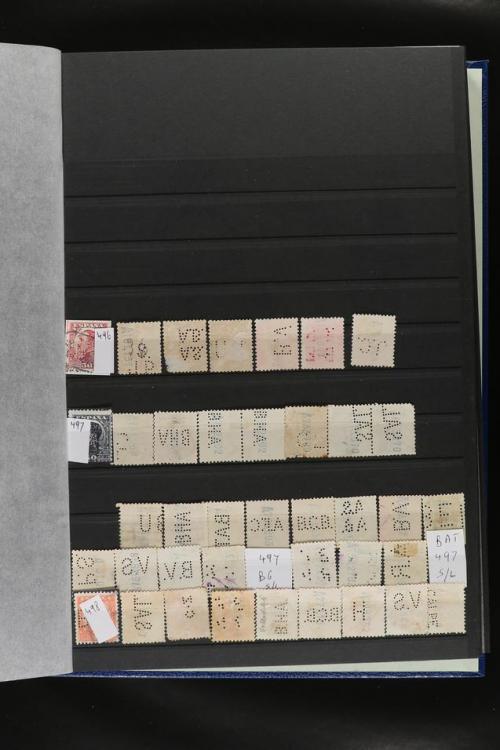 ° ✉ ESPAÑA. PERFORADOS (PERFINS). Colección de 1880 a 1980. 