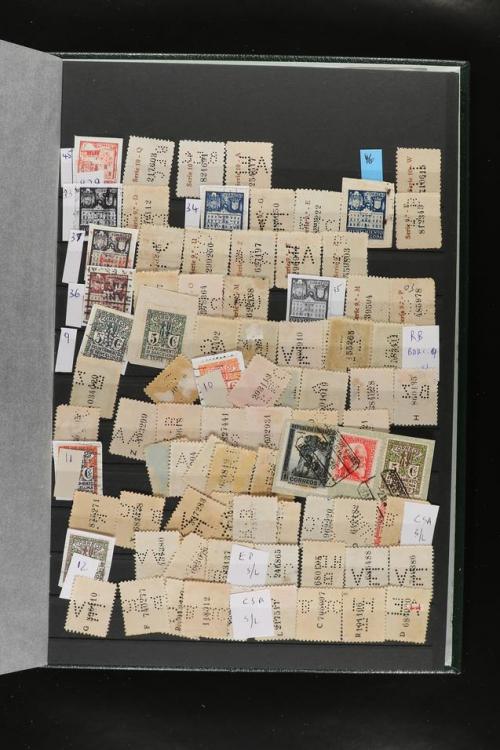 ° ✉ ESPAÑA. PERFORADOS (PERFINS). Colección de 1880 a 1980. 