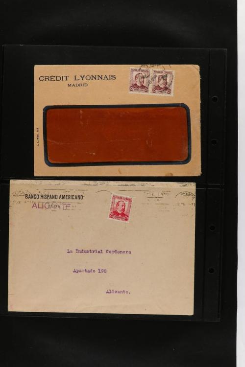 ° ✉ ESPAÑA. PERFORADOS (PERFINS). Colección de 1880 a 1980. 