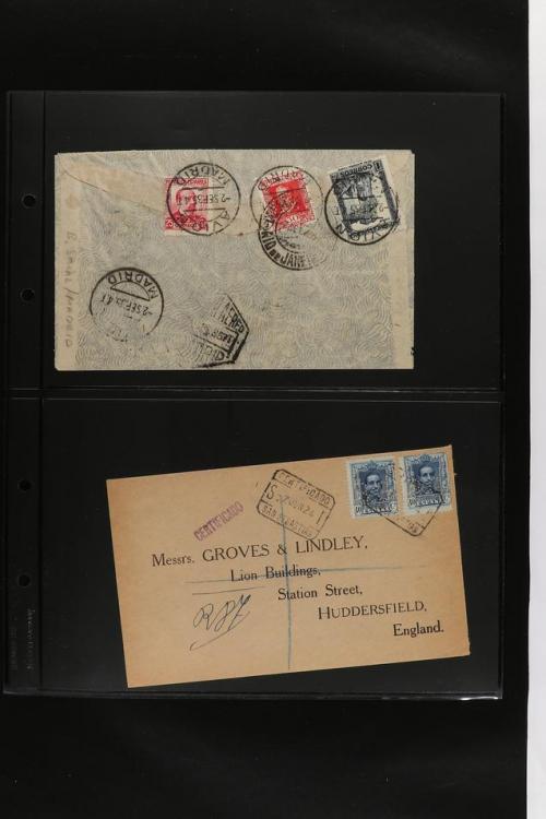 ° ✉ ESPAÑA. PERFORADOS (PERFINS). Colección de 1880 a 1980. 