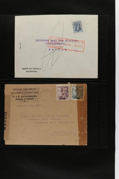 ° ✉ ESPAÑA. PERFORADOS (PERFINS). Colección de 1880 a 1980. 