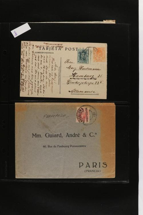 ° ✉ ESPAÑA. PERFORADOS (PERFINS). Colección de 1880 a 1980. 