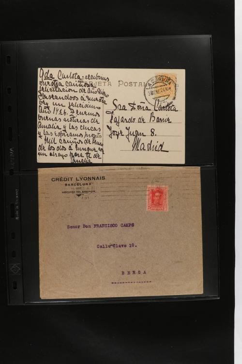 ° ✉ ESPAÑA. PERFORADOS (PERFINS). Colección de 1880 a 1980. 