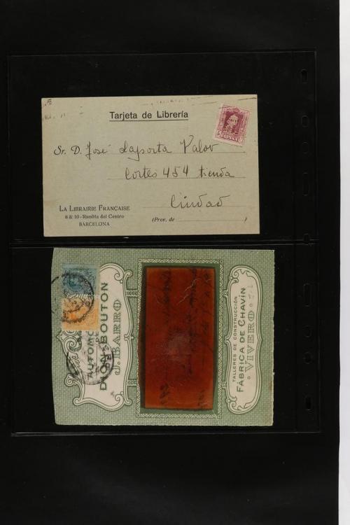 ° ✉ ESPAÑA. PERFORADOS (PERFINS). Colección de 1880 a 1980. 