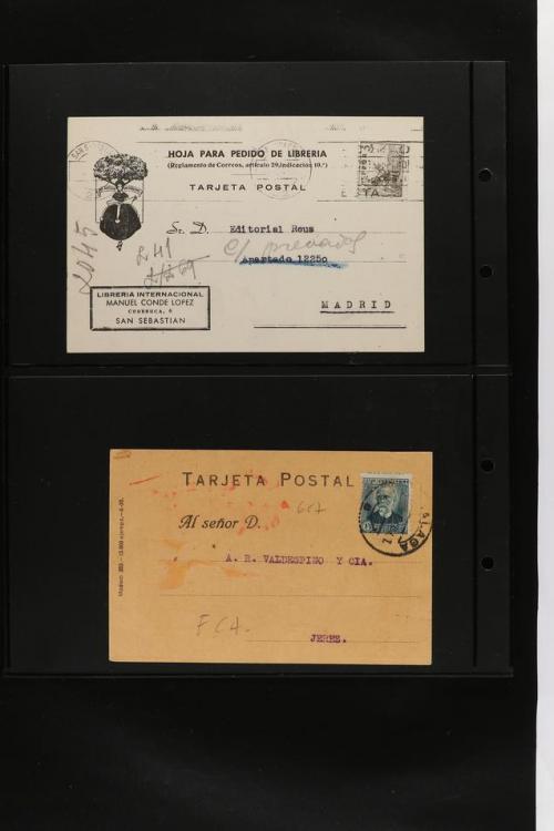 ° ✉ ESPAÑA. PERFORADOS (PERFINS). Colección de 1880 a 1980. 