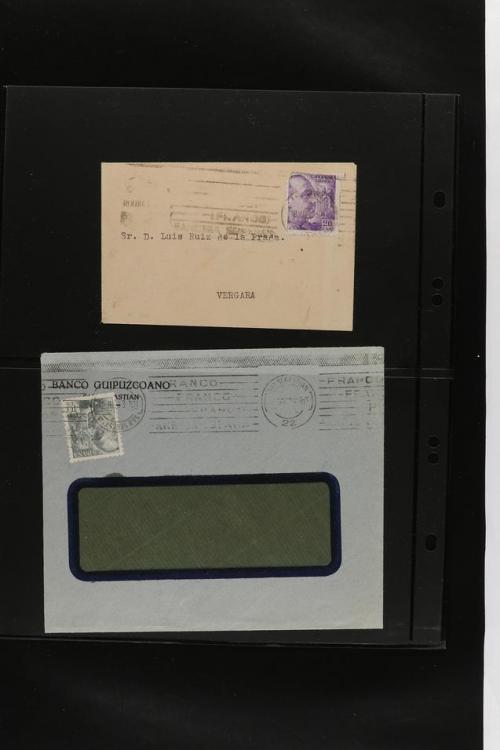 ° ✉ ESPAÑA. PERFORADOS (PERFINS). Colección de 1880 a 1980. 