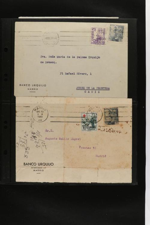 ° ✉ ESPAÑA. PERFORADOS (PERFINS). Colección de 1880 a 1980. 