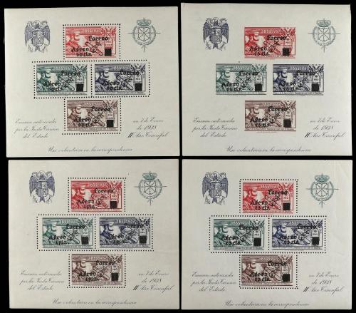 LOTES y COLECCIONES. VIÑETAS. GUERRA CIVIL. Conjunto de 37 H