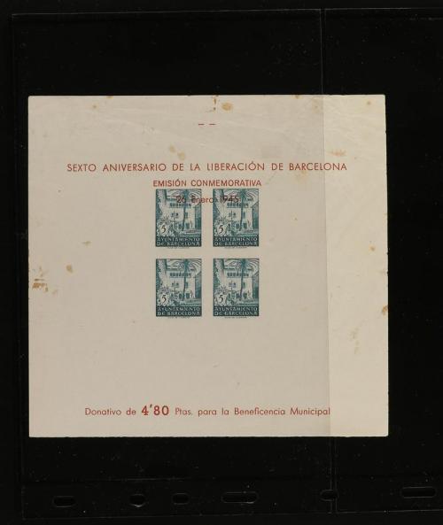 * ESPAÑA: AYUNTAMIENTO DE BARCELONA. Ed. NE 27/28. CONJUNTO 